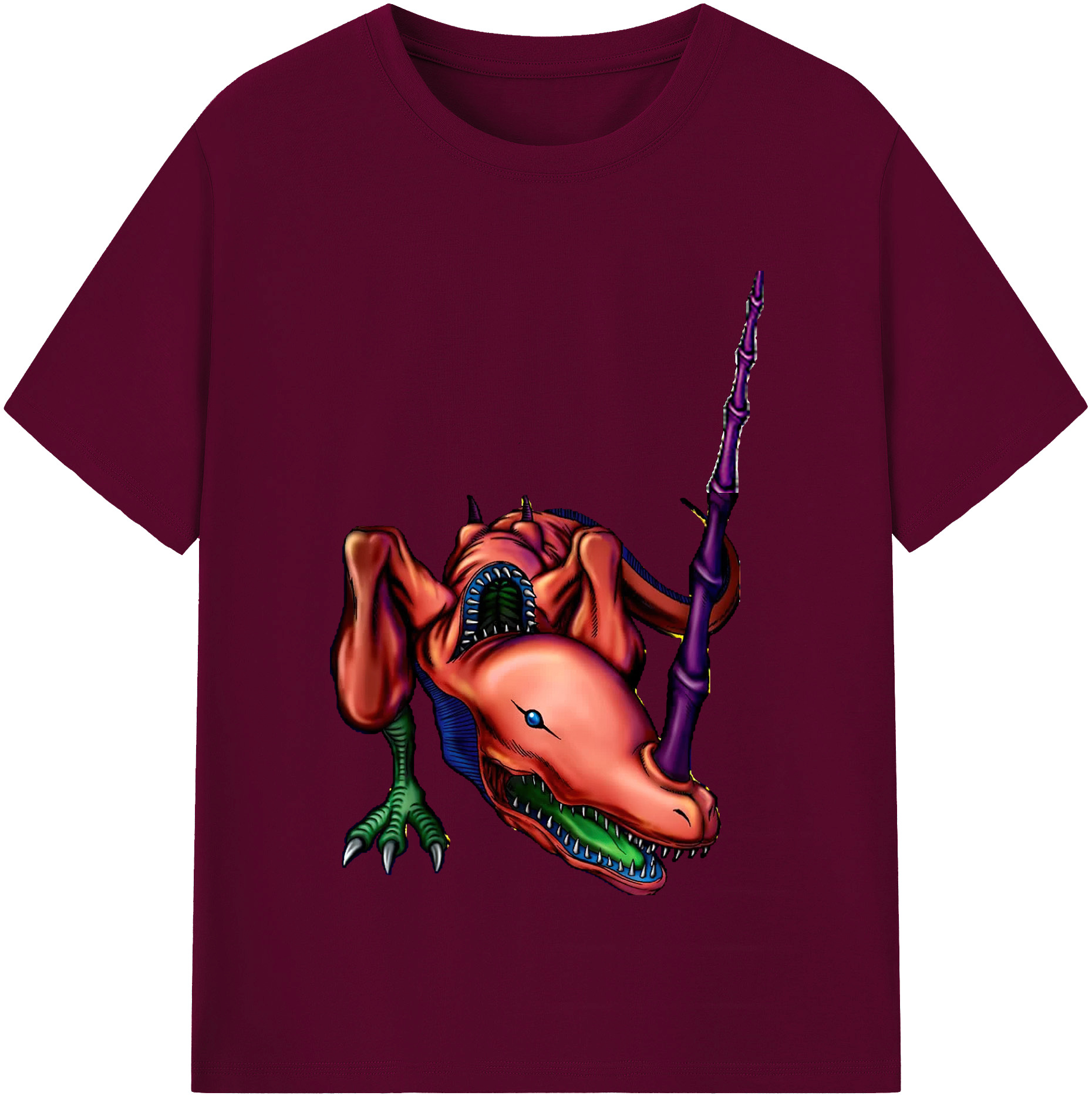 （画像用） 遊☆戯☆王 Yu-Gi-Oh! レディースカジュアルプリントTシャツ（綿100％）